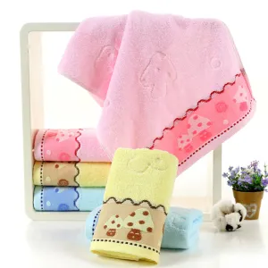 100g 32G Cotton Towel with LOGO, Embroidery and Printing Craftsmanship