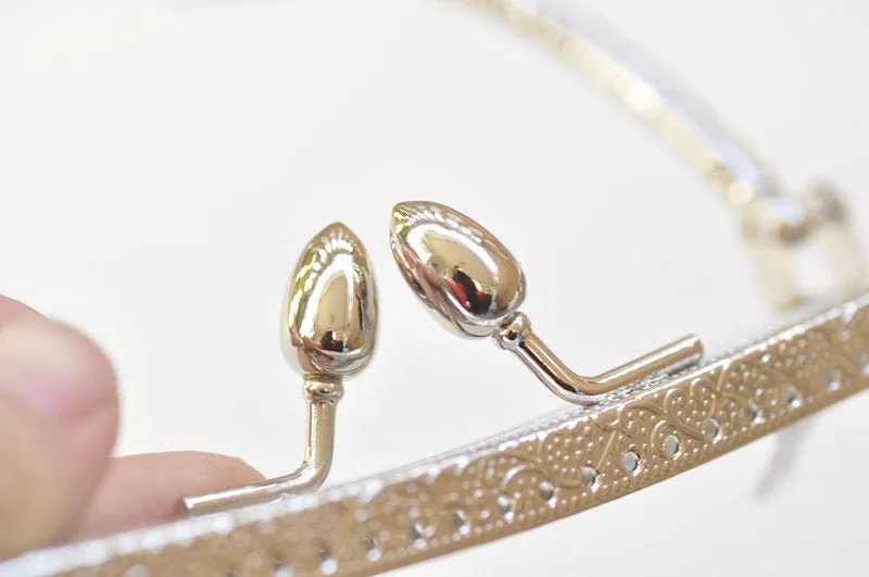 16.5cm (6 1/2") Sewing Metal Purse Frame Handle Purse Frame Four Colors