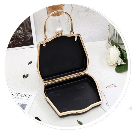 18cm Box Purse Frame Clutch Bag Glue-In Purse Frame