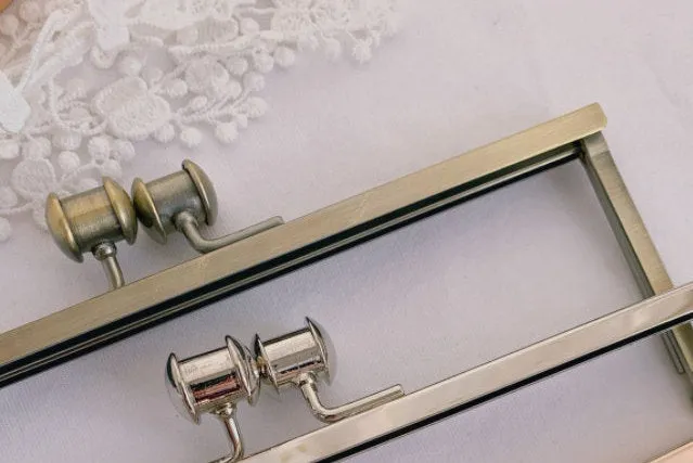18cm x 6.5cm Metal Purse Frame Handle Purse Frame Glue-in Style Bronze/Silver Two Colors Available