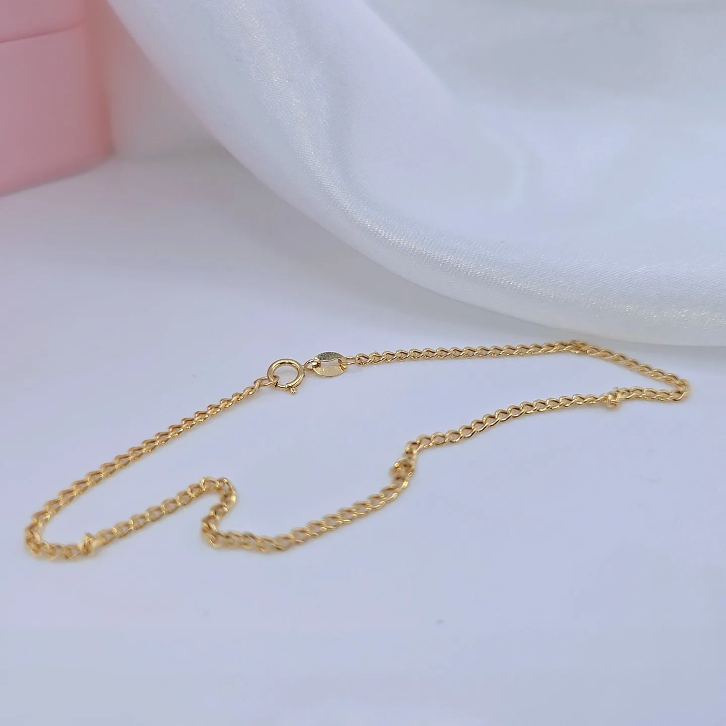 18k Yellow Gold Cuban Chain Necklace