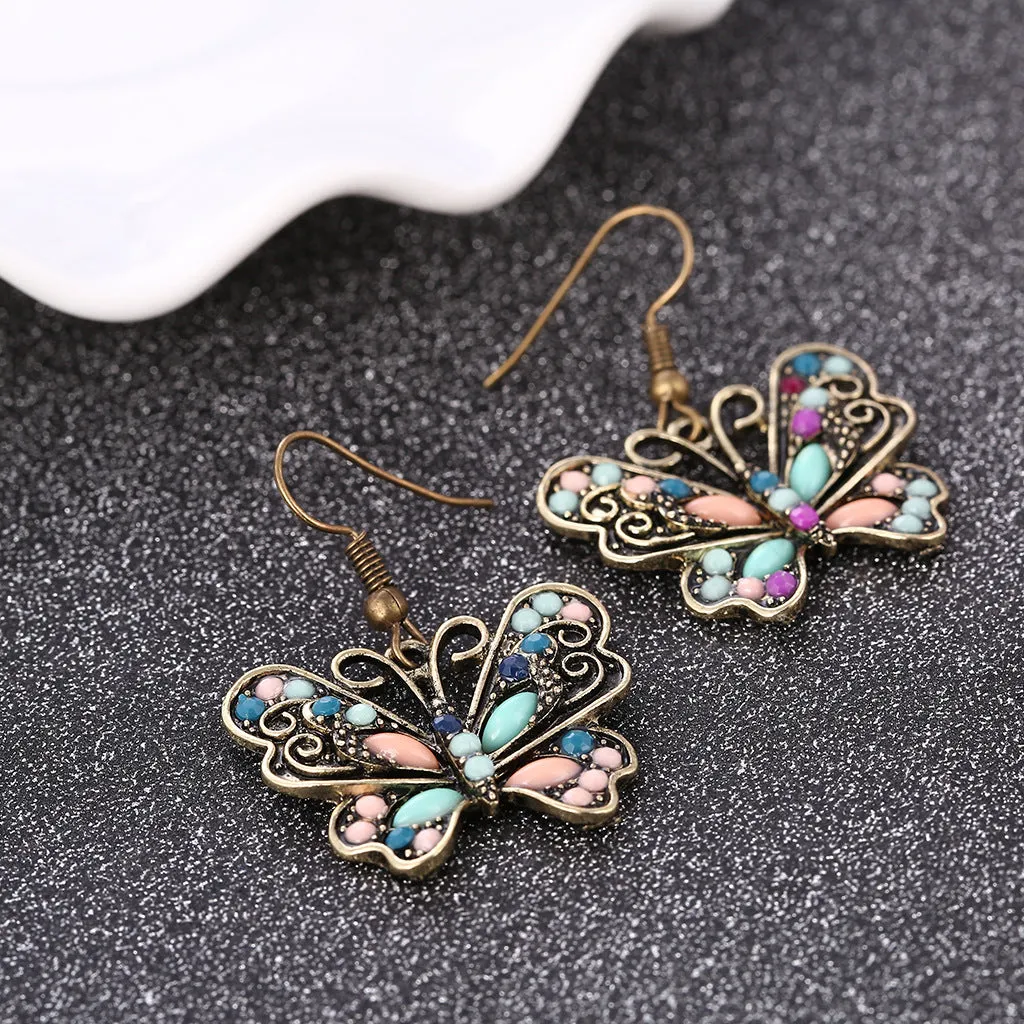 2016 Stylish Bohemian Earrings with Gold Alloy and Jewelry Craftsmanship