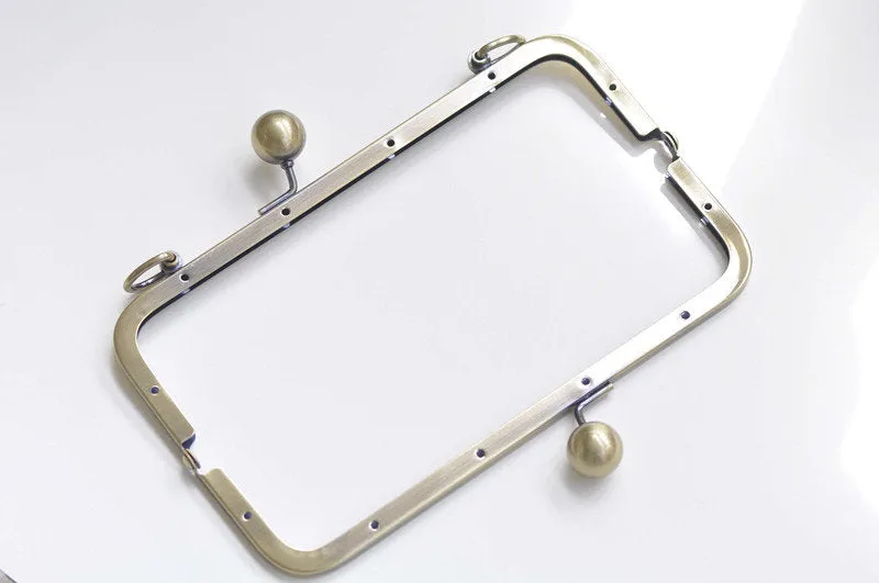 20cm Bag Purse Frame Clutch Bag Purse Frame With Screws Bronze/Matte Silver/Gold/Light Gold