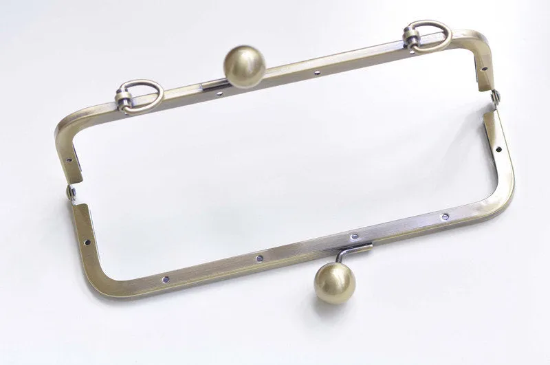 20cm Bag Purse Frame Clutch Bag Purse Frame With Screws Bronze/Matte Silver/Gold/Light Gold