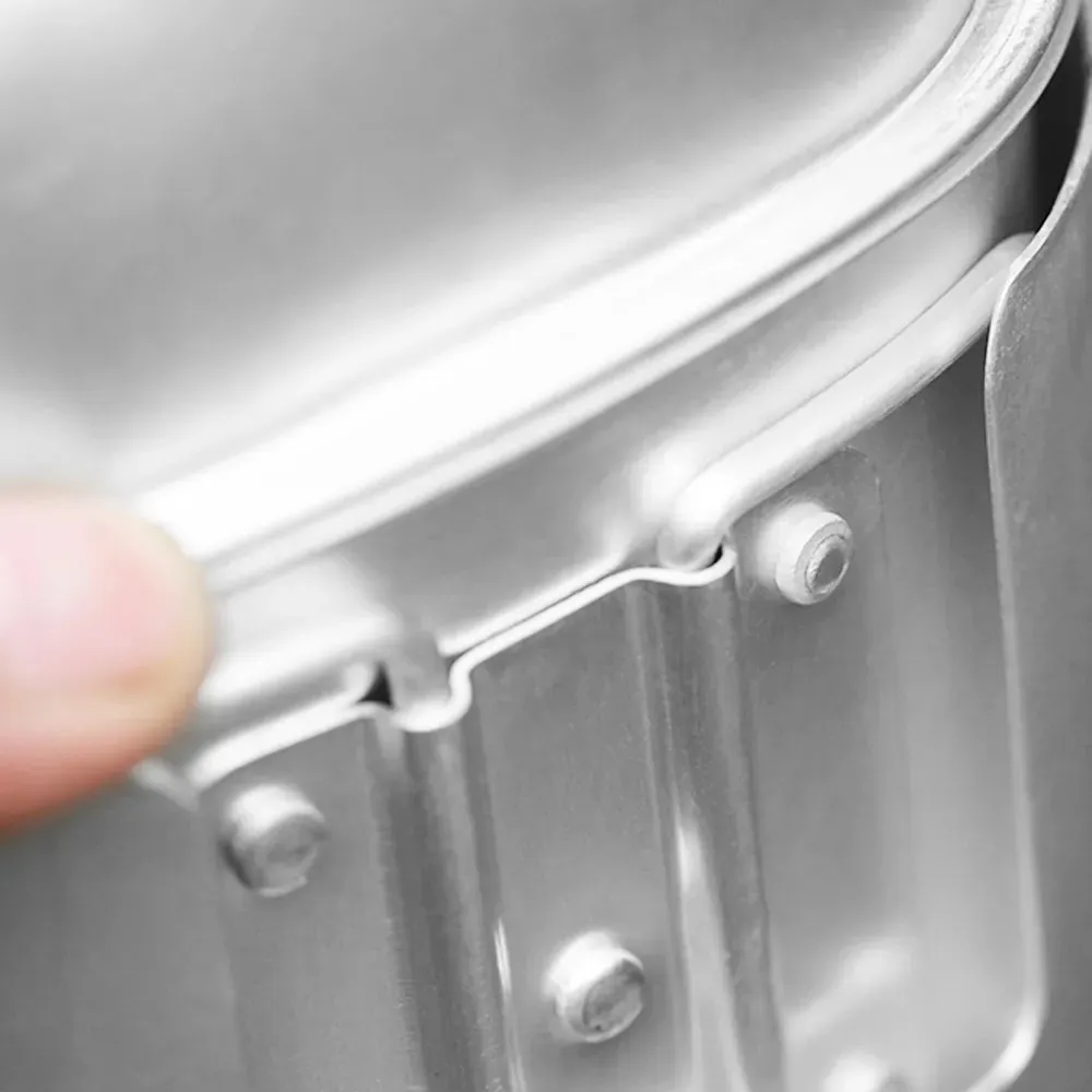 3Pcs/Set Stainless Steel Military Canteen