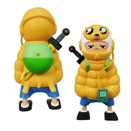 Adventure Time x Kidrobot: Puff Jake N Lil Finn Medium Figure