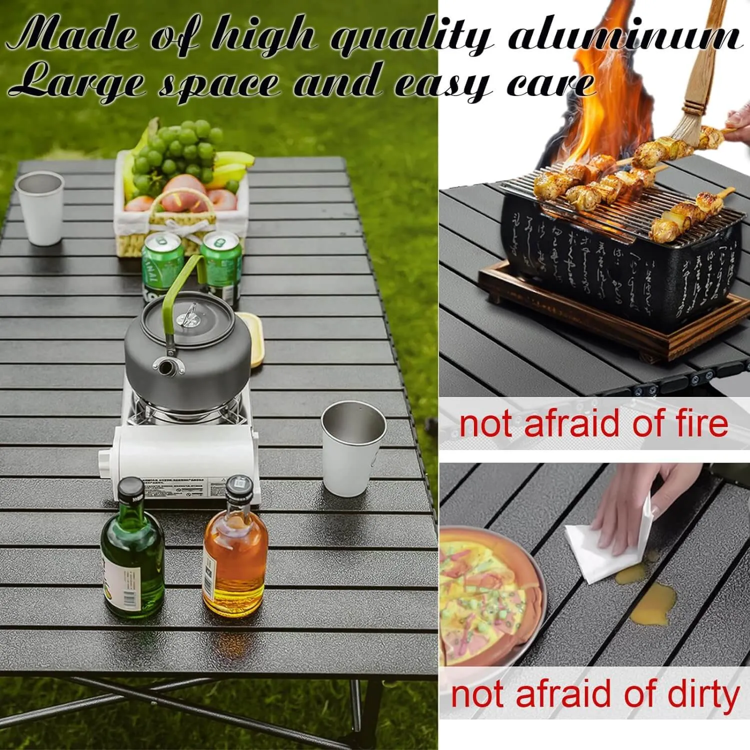 Aluminum Folding Table with Carry Bag 120 X 55 X 62 CM