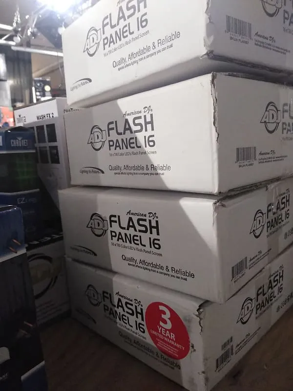 American DJ Flash Panel 16 New in sealed box 4 in stock FLASHPANEL16
