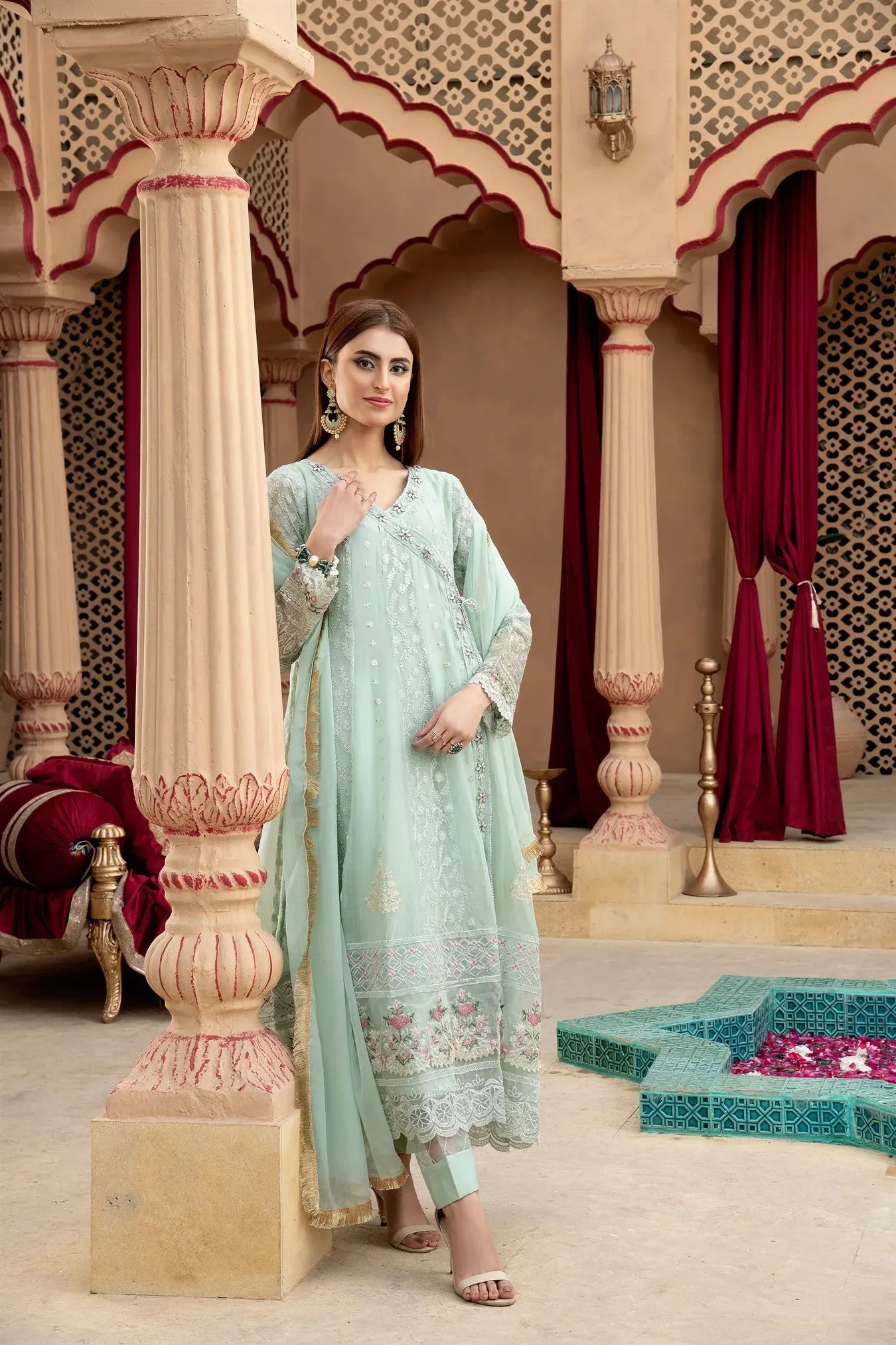 ANGRAKHA-B-008-AQUA PRET 3 PCs