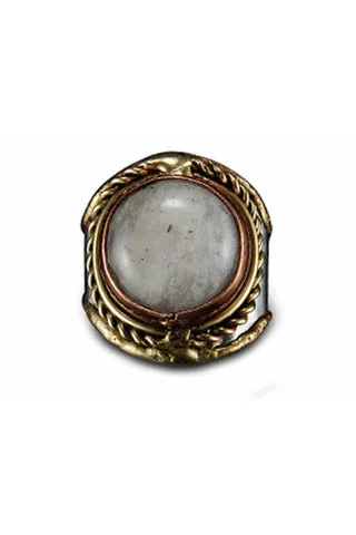 Anju Round Stone Ring