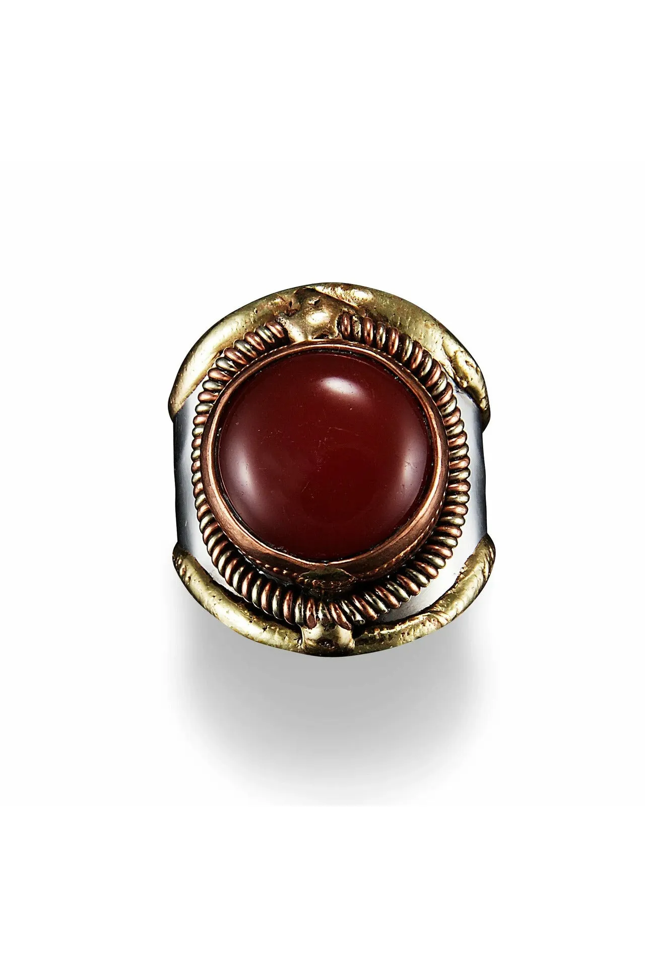 Anju Round Stone Ring
