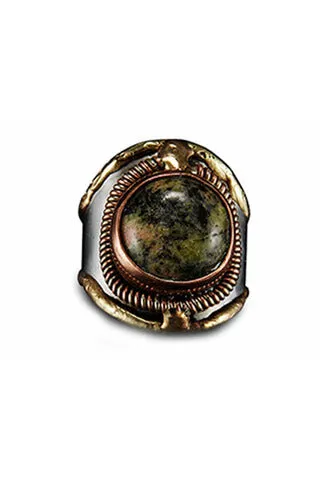 Anju Round Stone Ring