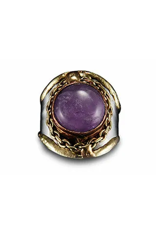 Anju Round Stone Ring