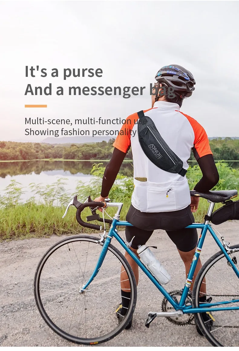 AONIJIE - Outdoor Sports Waist Bag Lightweight -  Up to  6.8 Inch Phone