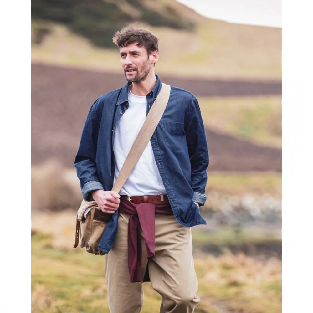Archerfield Denim Shirt - Dark Wash by Hoggs of Fife
