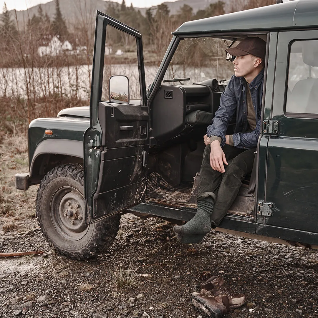 Archerfield Denim Shirt - Dark Wash by Hoggs of Fife