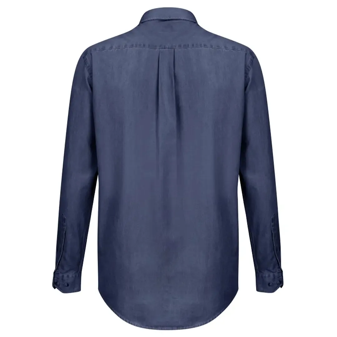 Archerfield Denim Shirt - Dark Wash by Hoggs of Fife