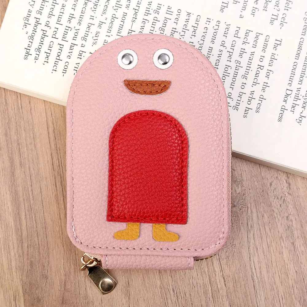 Arctic Penguin Zippered Wallet
