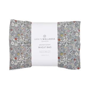 Aromatherapy Liberty Print Lavender Wheat Bag - Grey Flowers