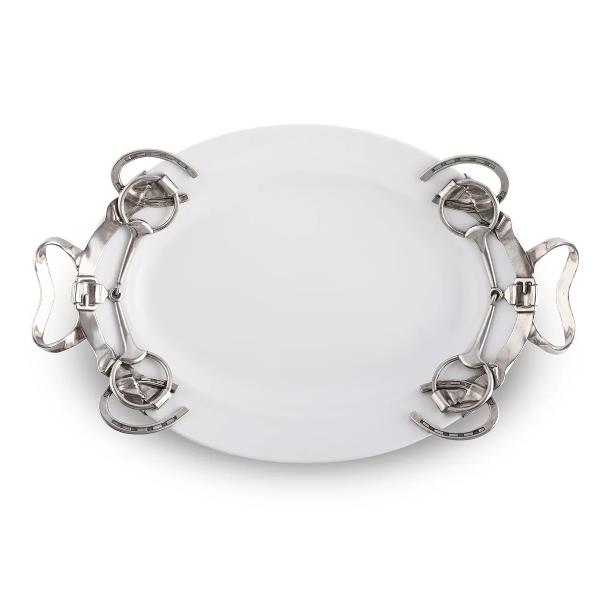 Arthur Court Equestrian Large Stoneware Tray