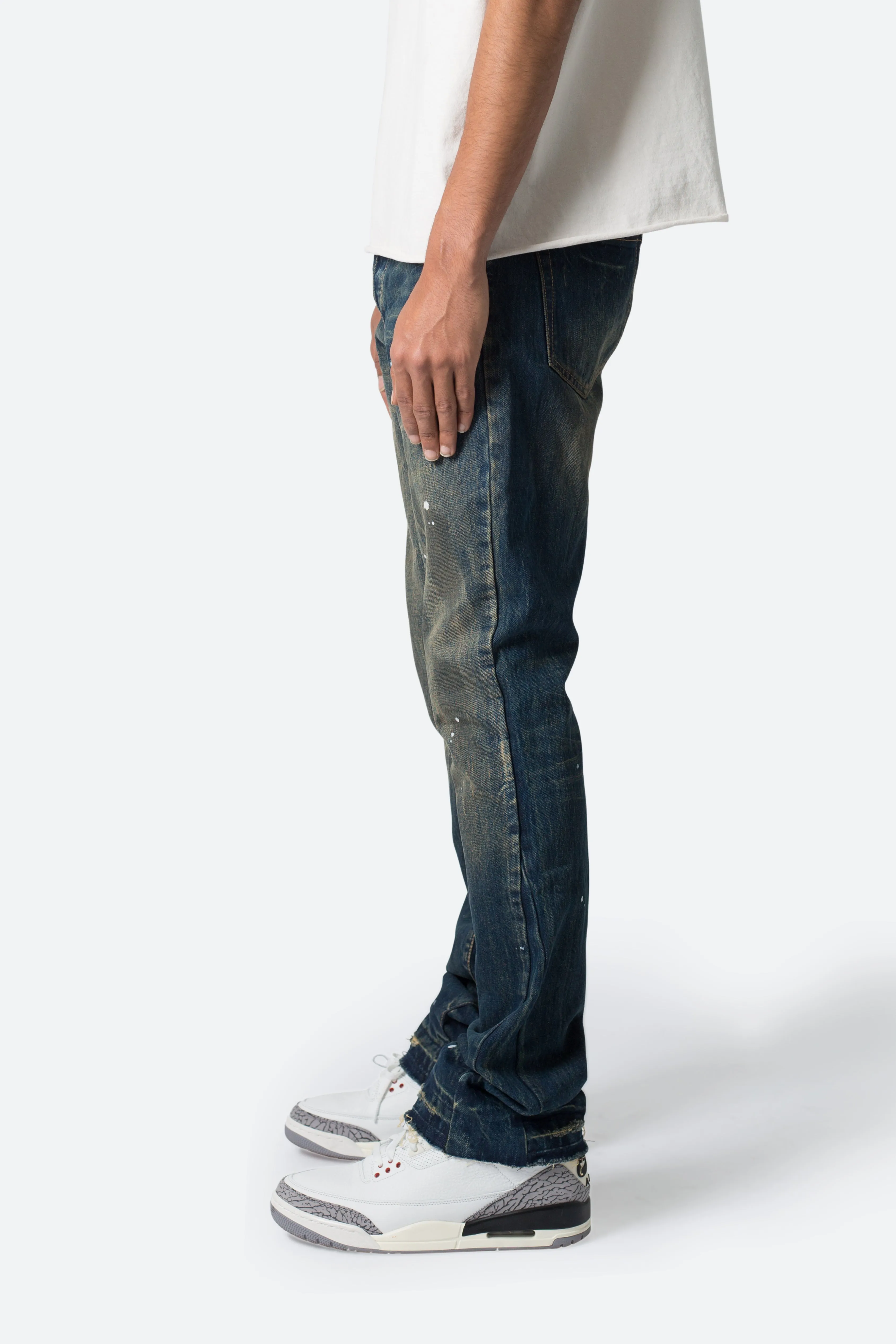 B614 Flare Denim - Blue
