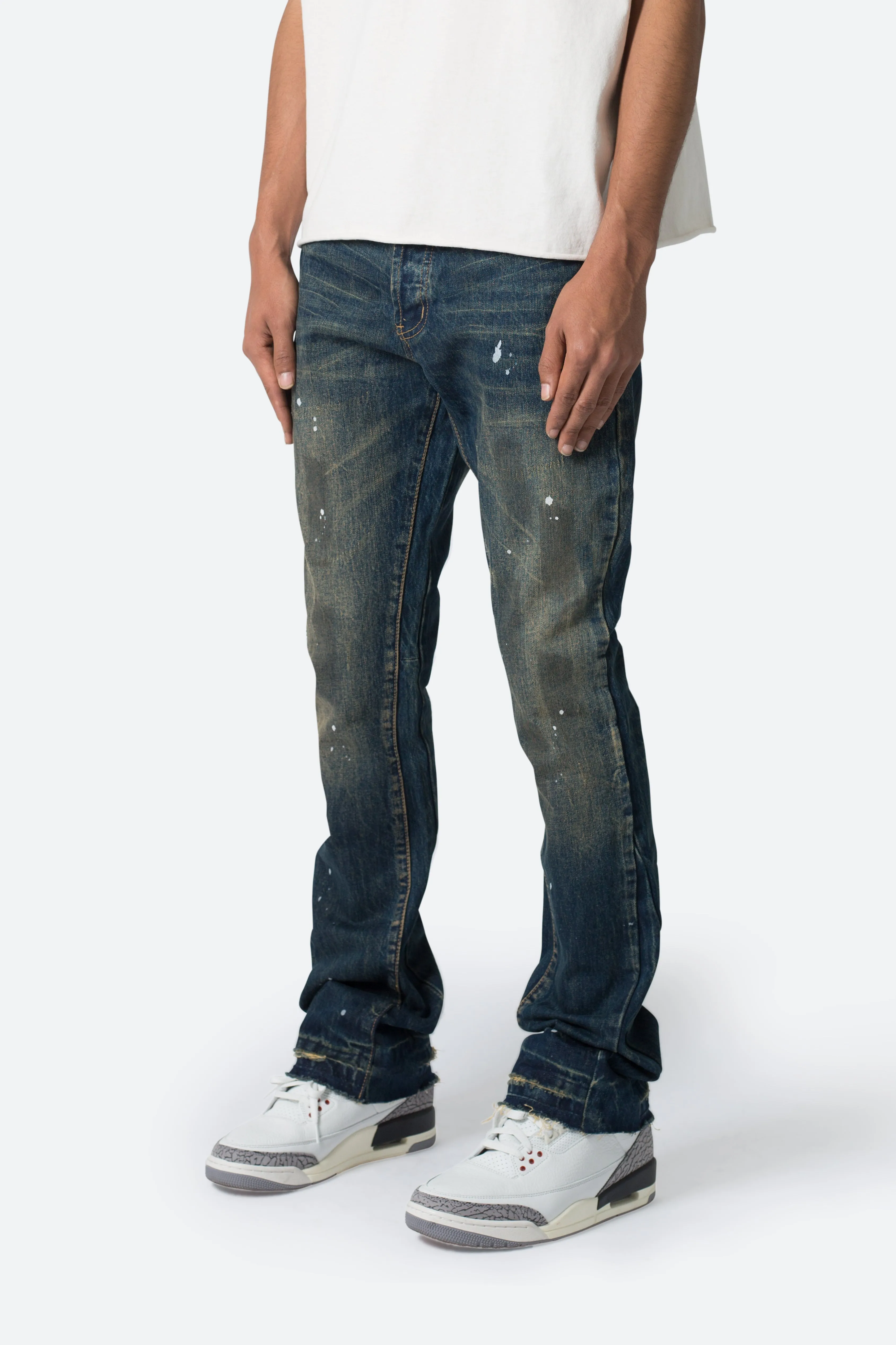 B614 Flare Denim - Blue