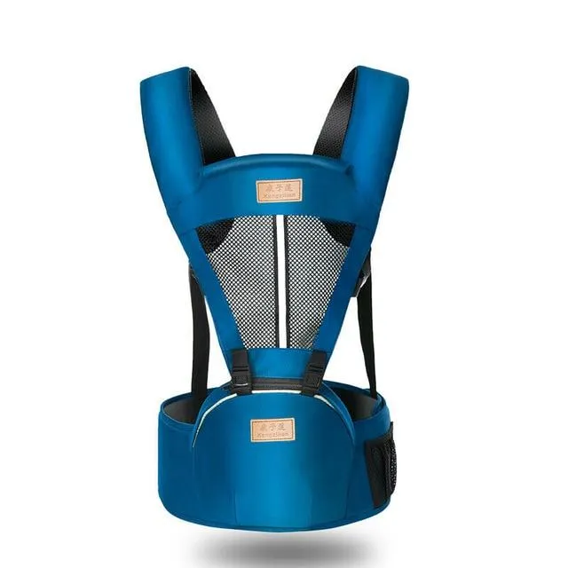 Baby Carrier Kangaroo With Hip Seat - Soft Breathable Adjustable