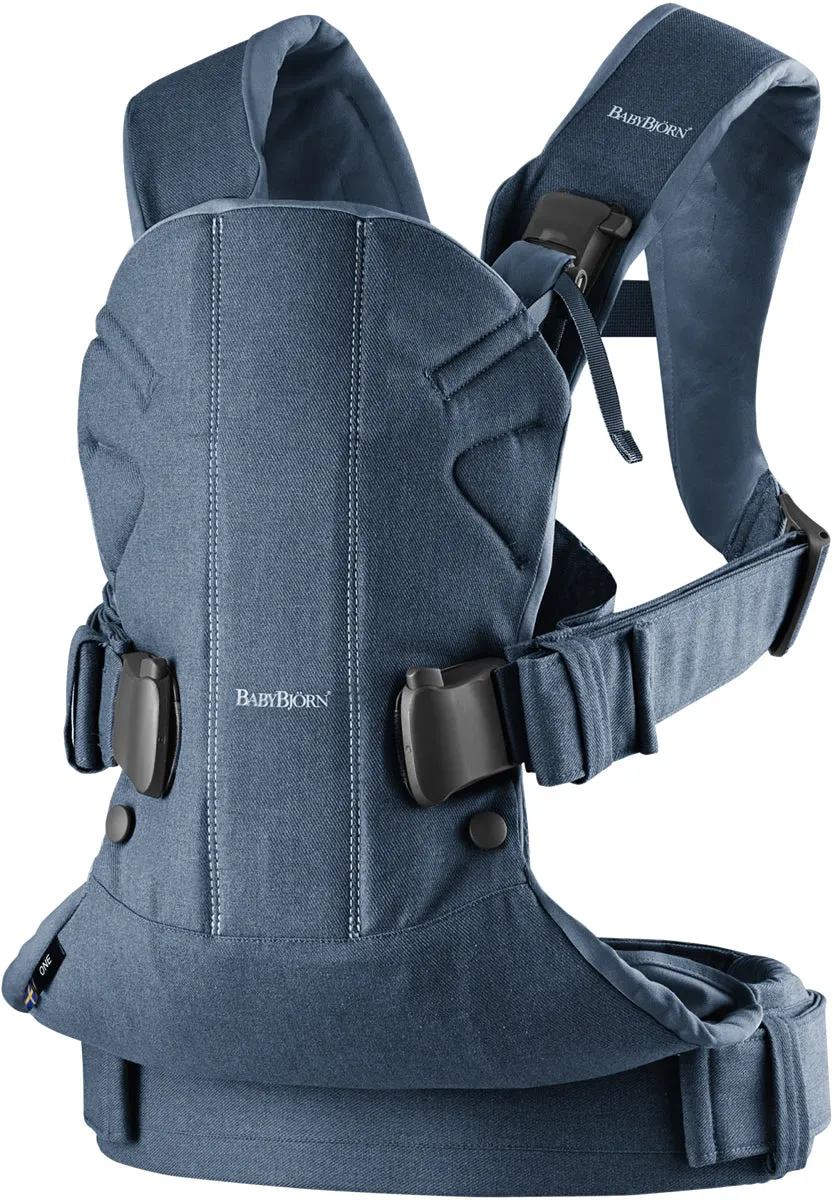 BabyBjorn Baby Carrier One - Classic Denim/Midnight Blue