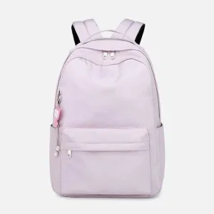 Backpack for Women Campus Solid Color Students Large Capacity Handbag