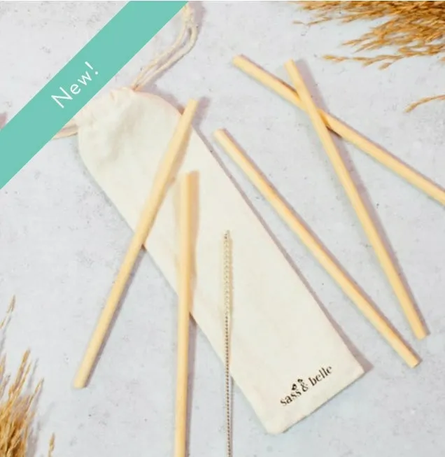 BAMBOO STRAWS - SET OF 6