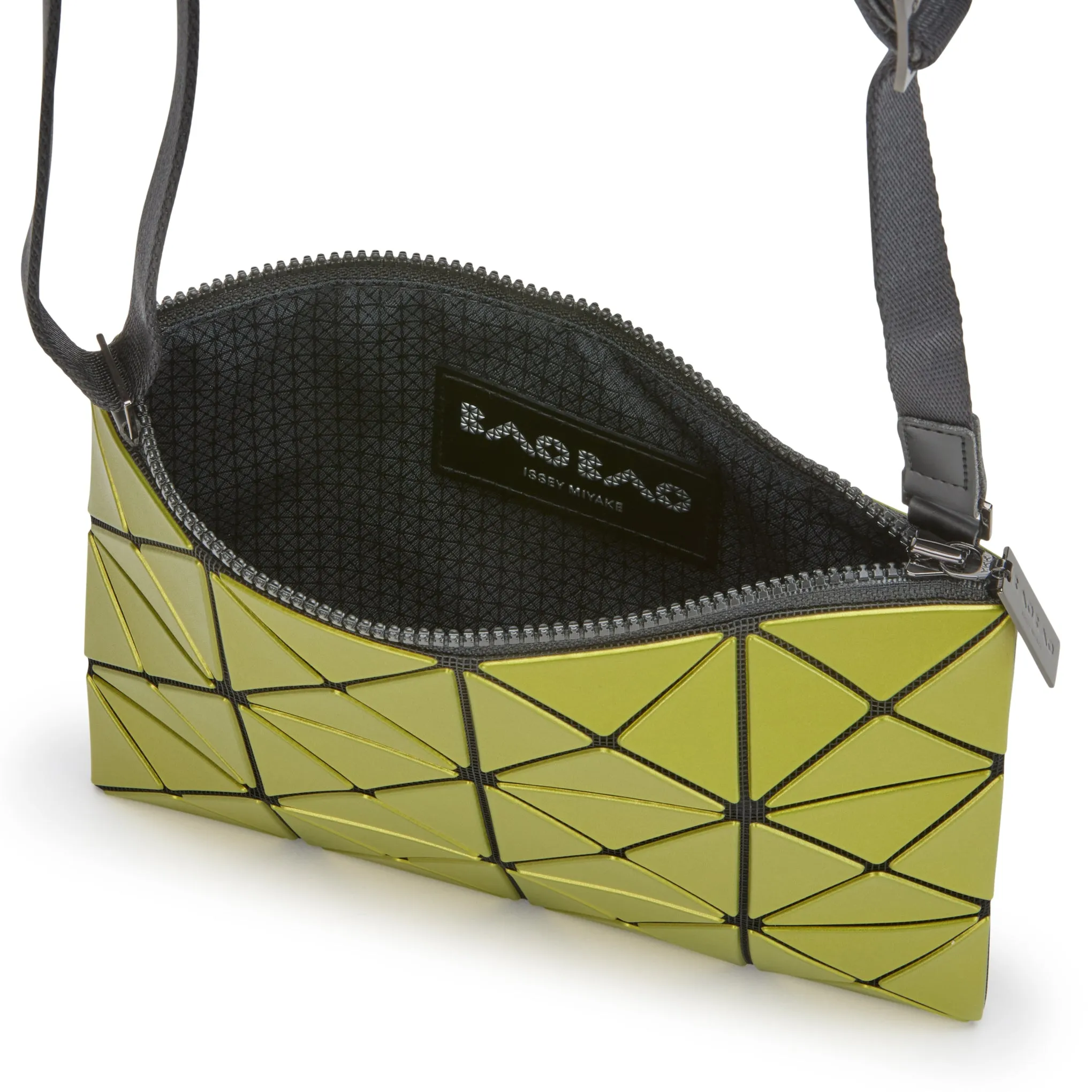 BAO BAO ISSEY MIYAKE Metallic Lucent Crossbody Bag - Yellow