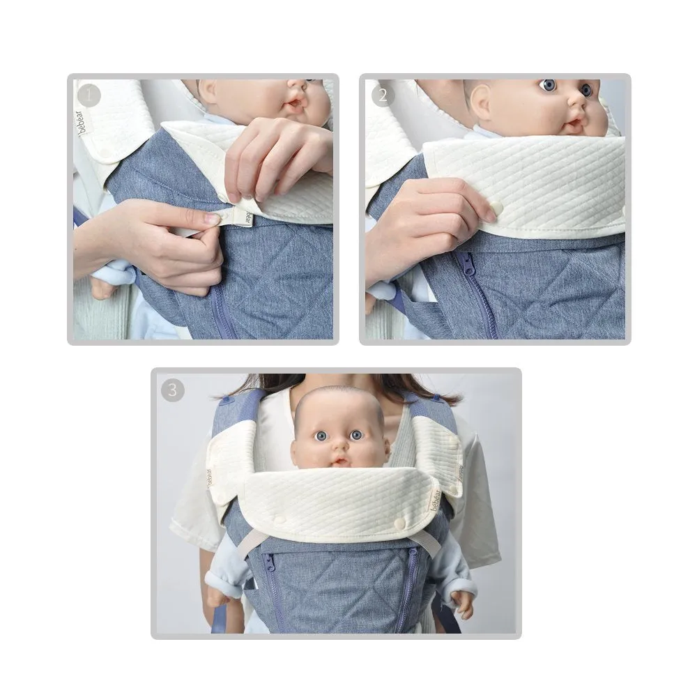 Bebamour Teething Pads for Baby Carrier, 100% Cotton Drool Bibs for Baby Carrier Newborn to Toddler
