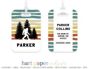 Bigfoot Big Foot Luggage Bag Tag