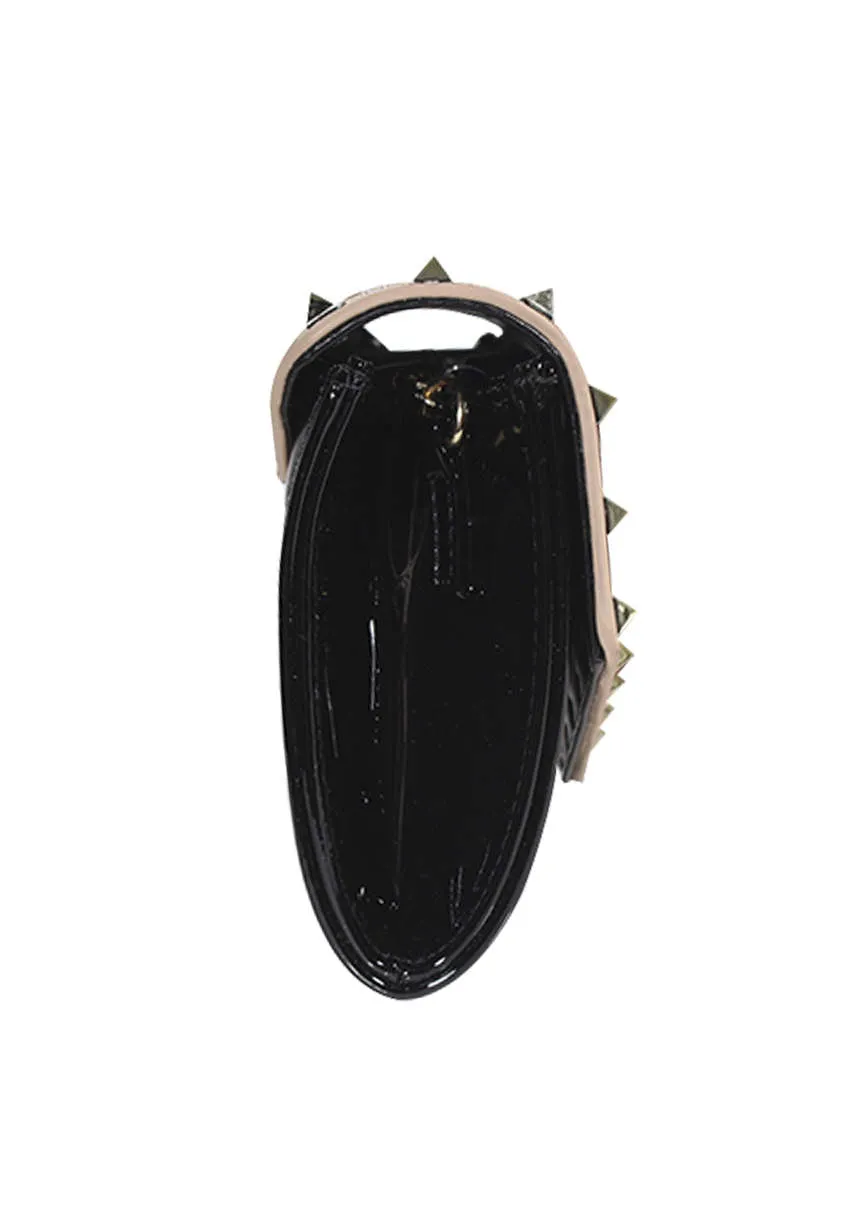 Black Studded Clutch Bag