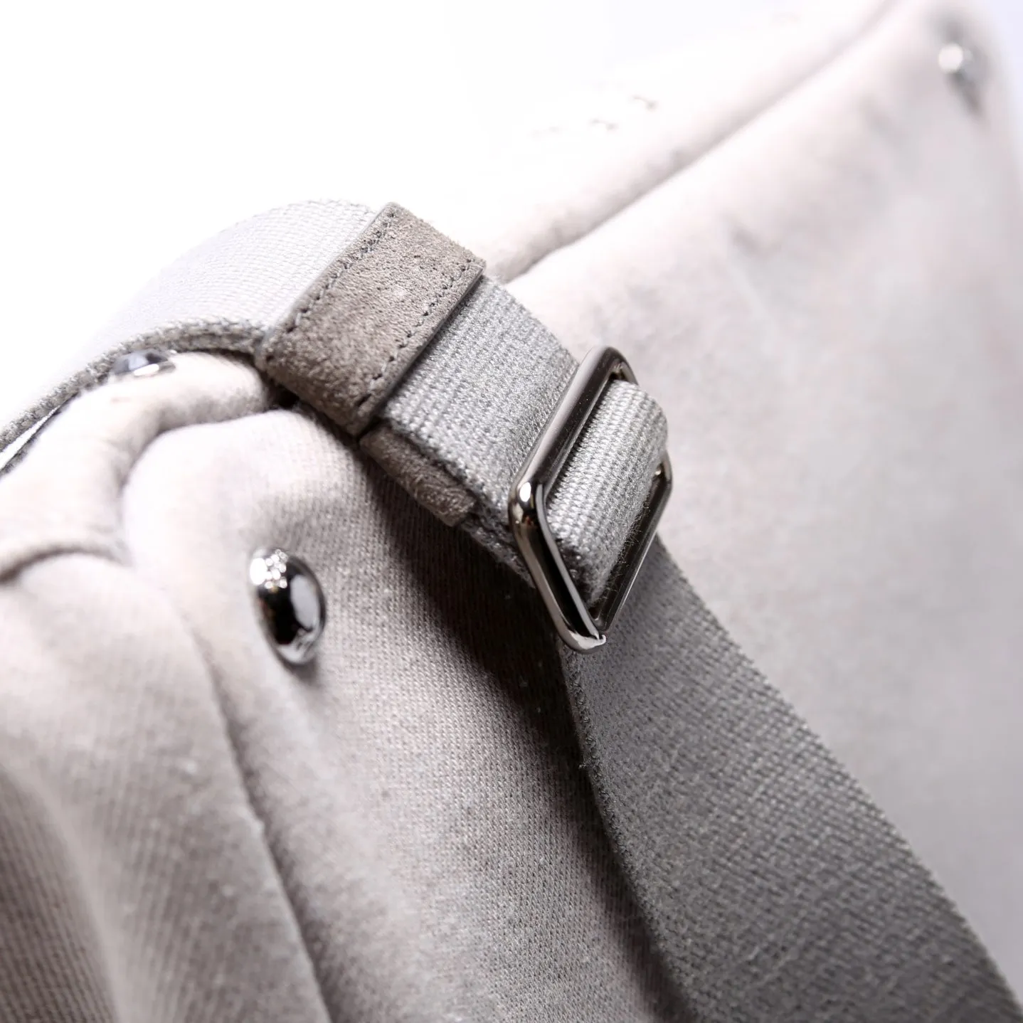 BM2642 Canapa Studded Canvas Tote Grey