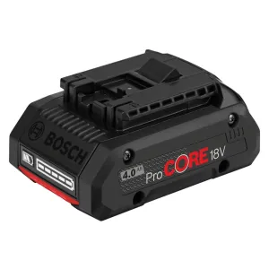 Bosch Procore Professional Battery Pack 18V 4.0Ah