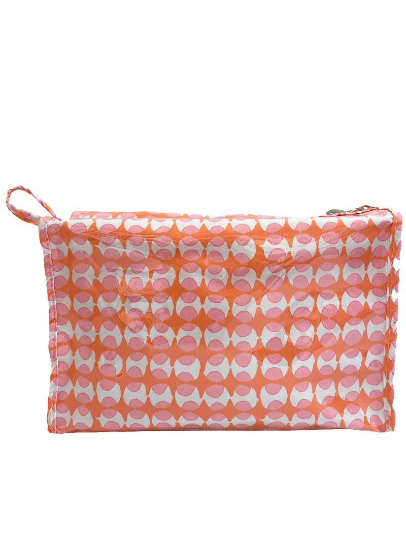 Box Cosmetic Bag, Vinyl Covered