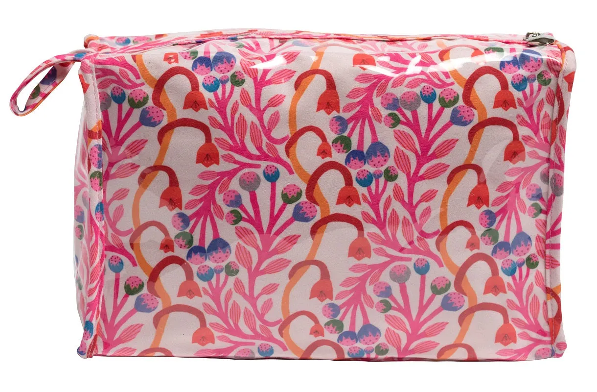 Box Cosmetic Bag, Vinyl Covered