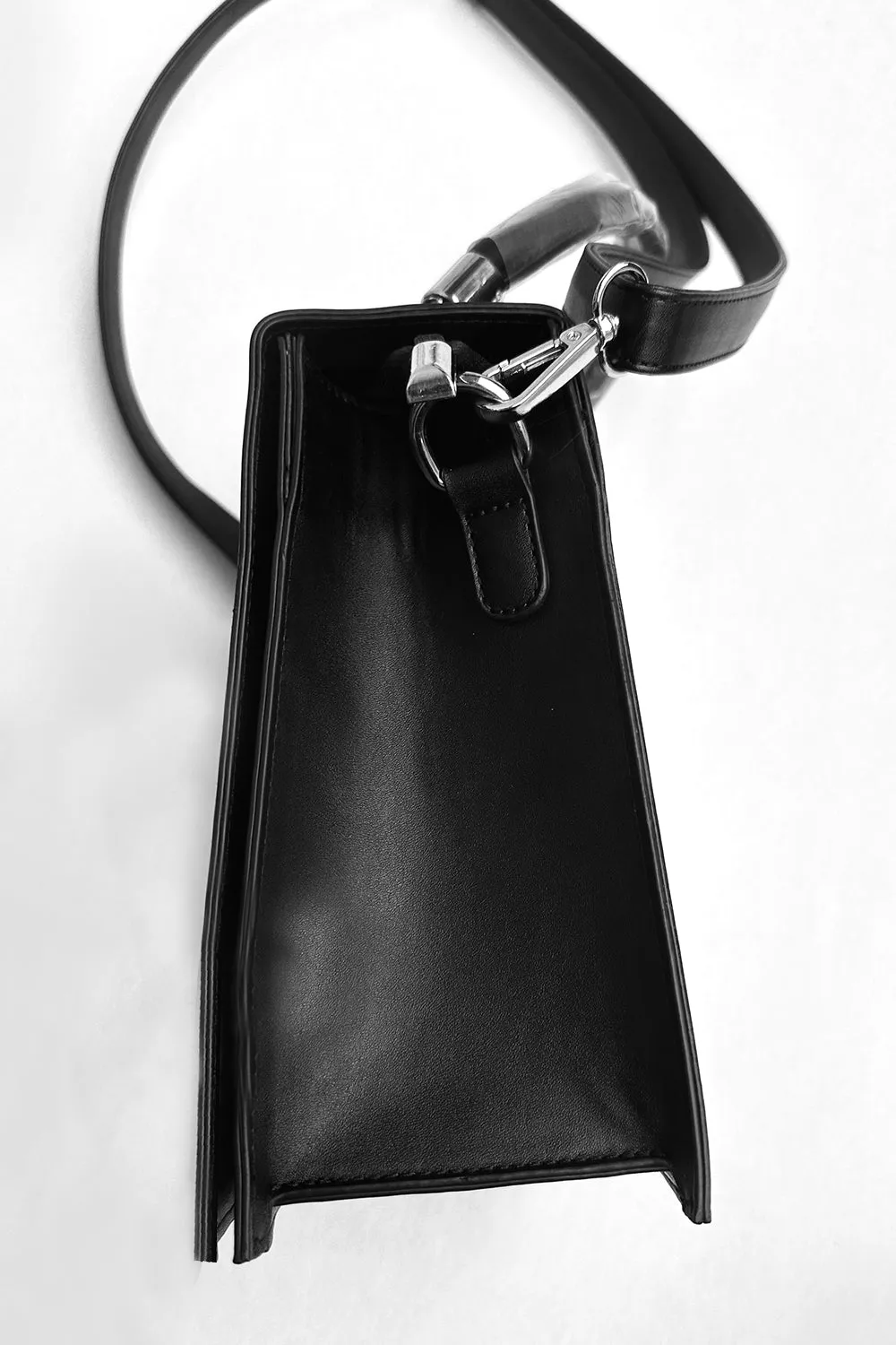 Breeze Block Purse Black and White