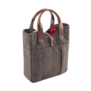 Canvas Whiskey Tote - Bark
