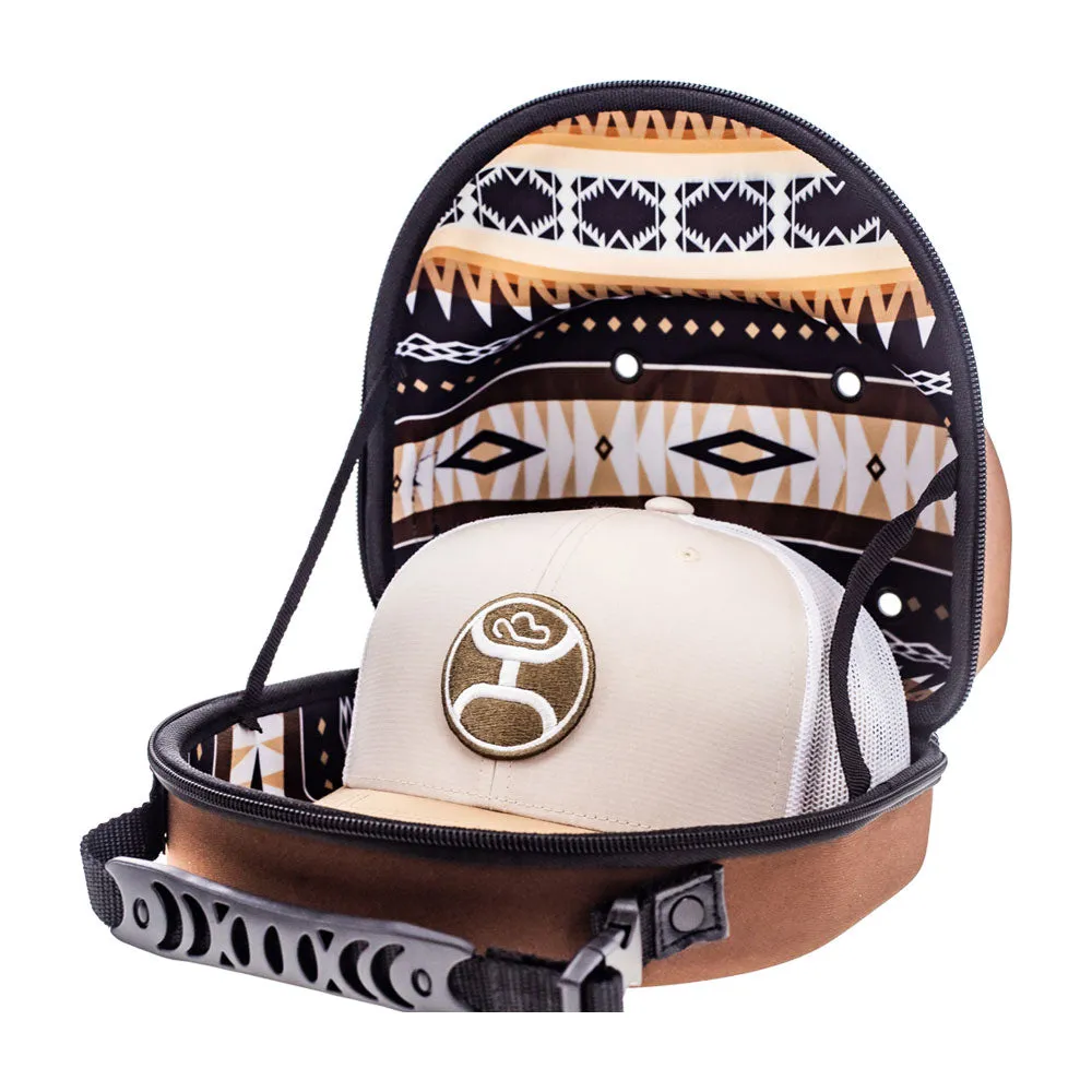 Cap Carrier - Brown w/Black/Brown & Tan Aztec Interior