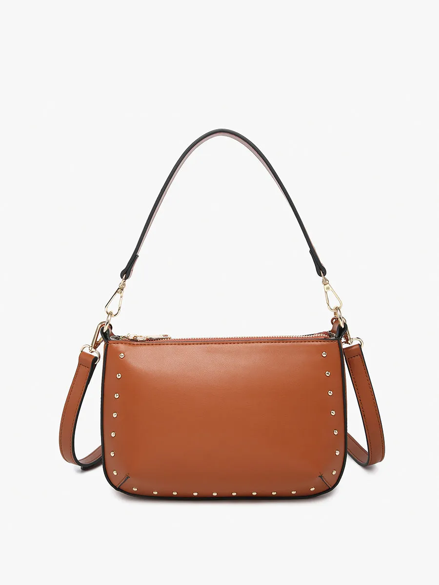 Carmen Vegan Studded Crossbody