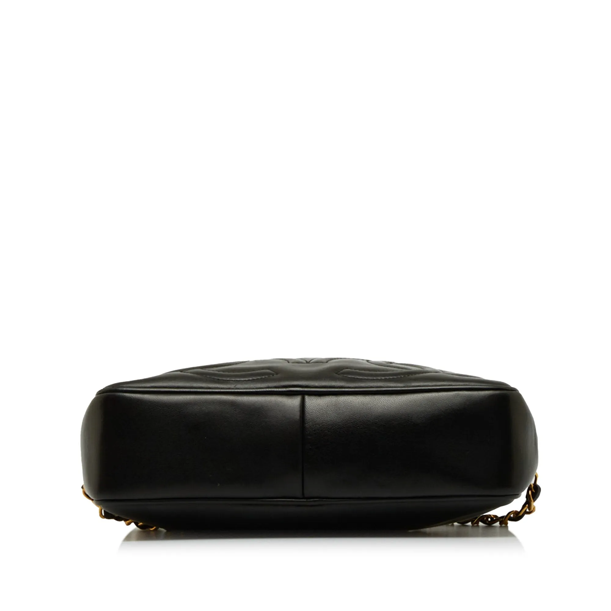 Chanel Triple CC Camera Bag Black Lambskin Gold