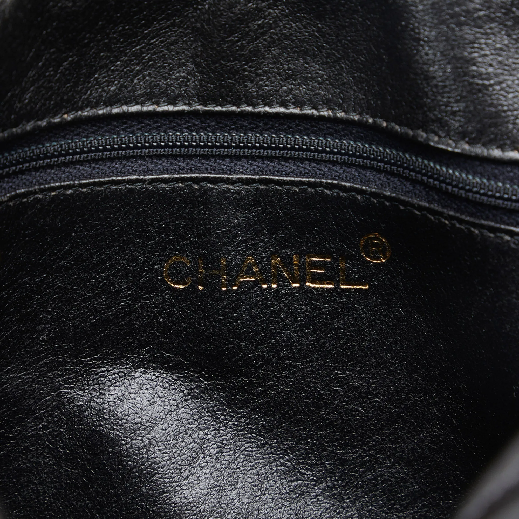 Chanel Triple CC Camera Bag Black Lambskin Gold