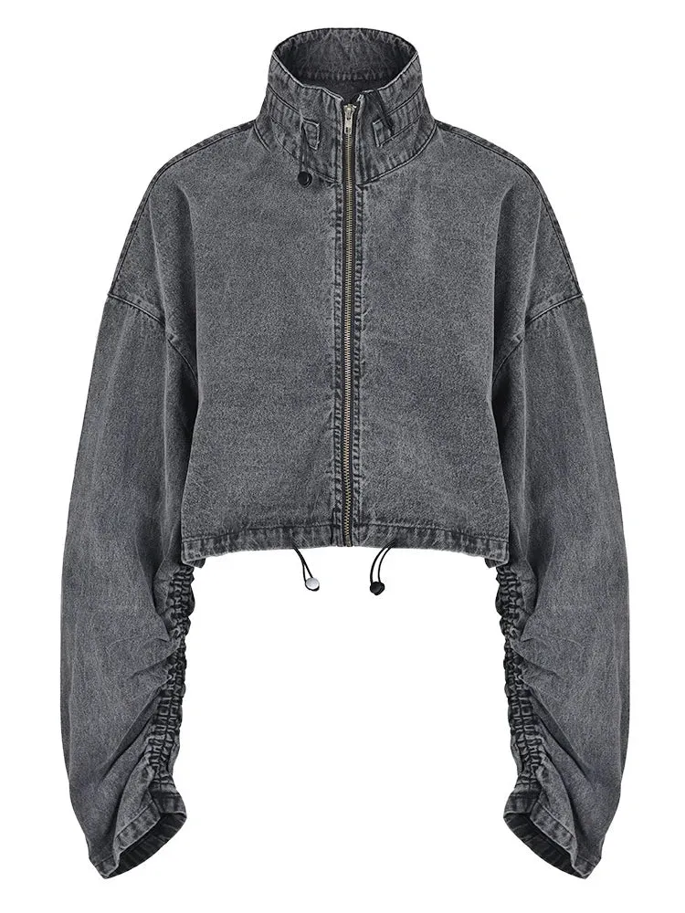 ChicEver Two Piece Denim Suit