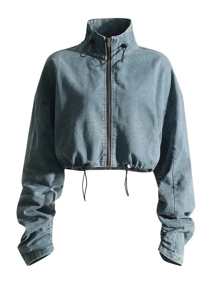 ChicEver Two Piece Denim Suit