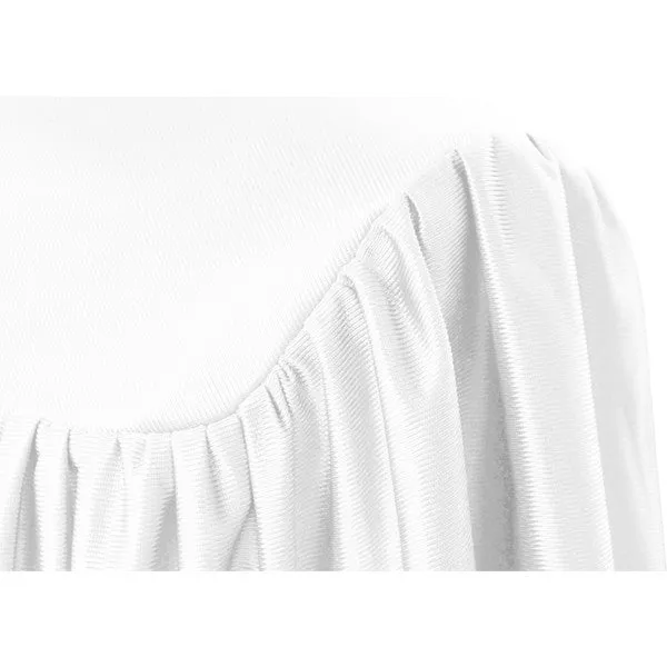 Child Shiny White Graduation Cap & Gown - Preschool & Kindergarten