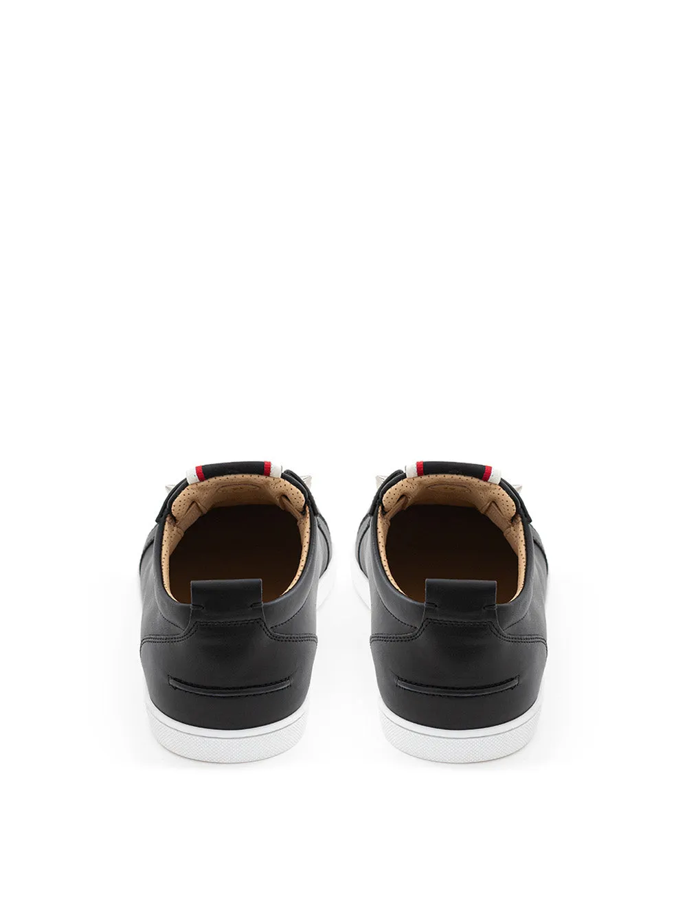 Christian Louboutin F.A.V Fique a Vontade Sneaker in Black Leather