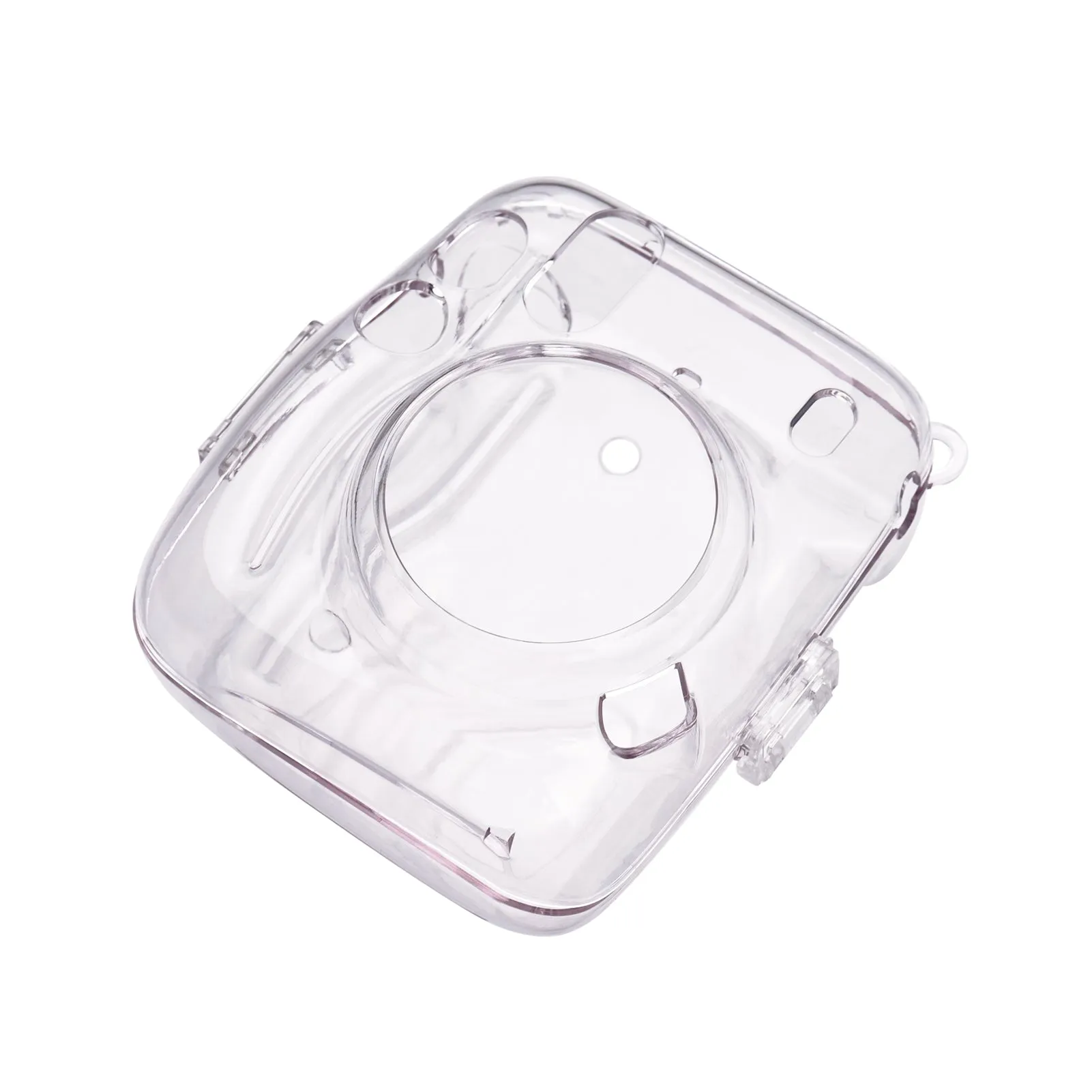 [CLEARANCE] Pikxi CM11 Clear Transparent Protective Case with Strap and Cute Sticker for Fujifilm Instax Mini 11 Camera