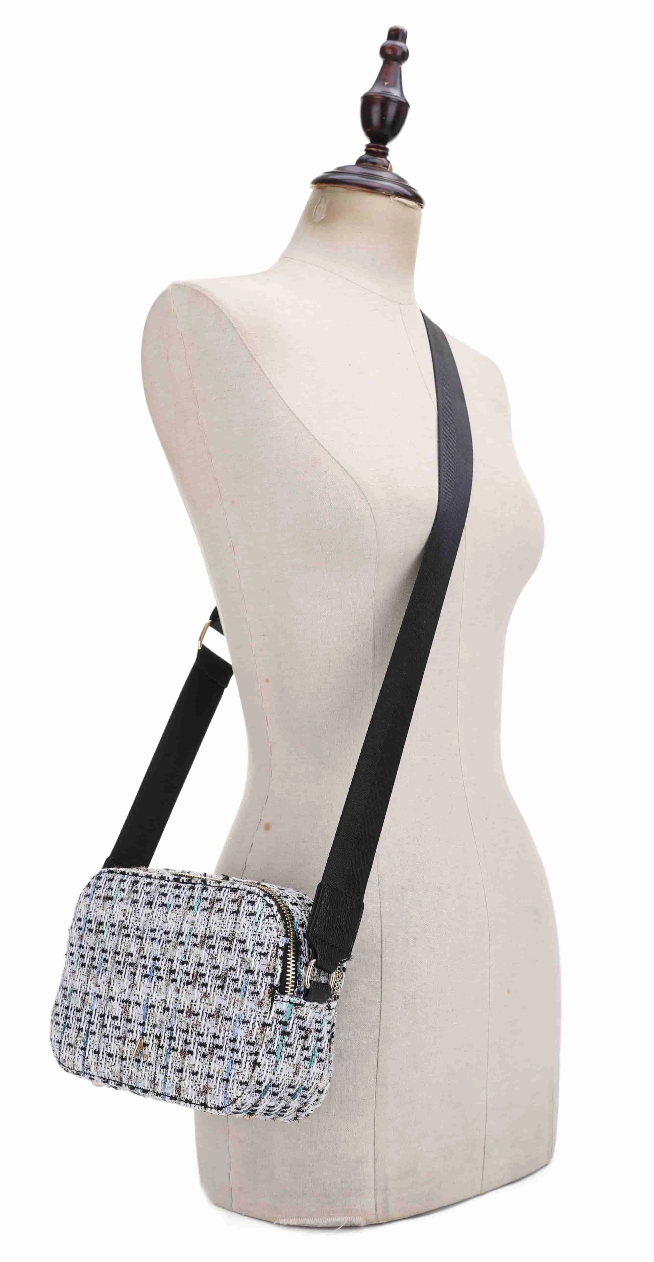 Coloma Tweed Camera Bag